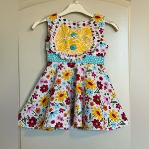 3T Jelly The Pug Priscilla Floral Dress